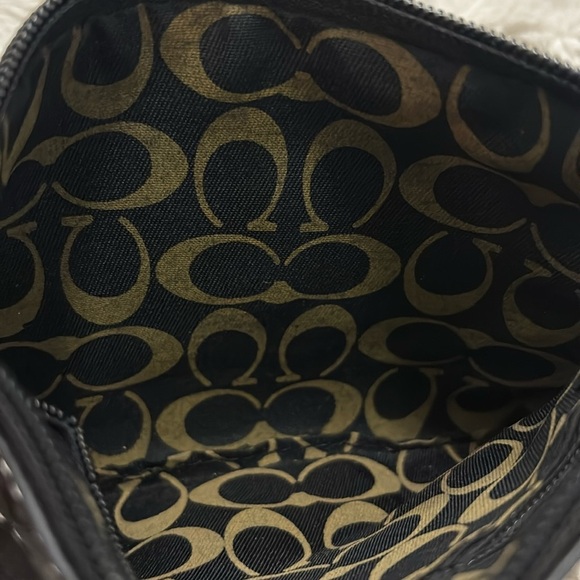 Coach Multicolor Circle Pattern Signature Wristlet - Picture 10 of 16